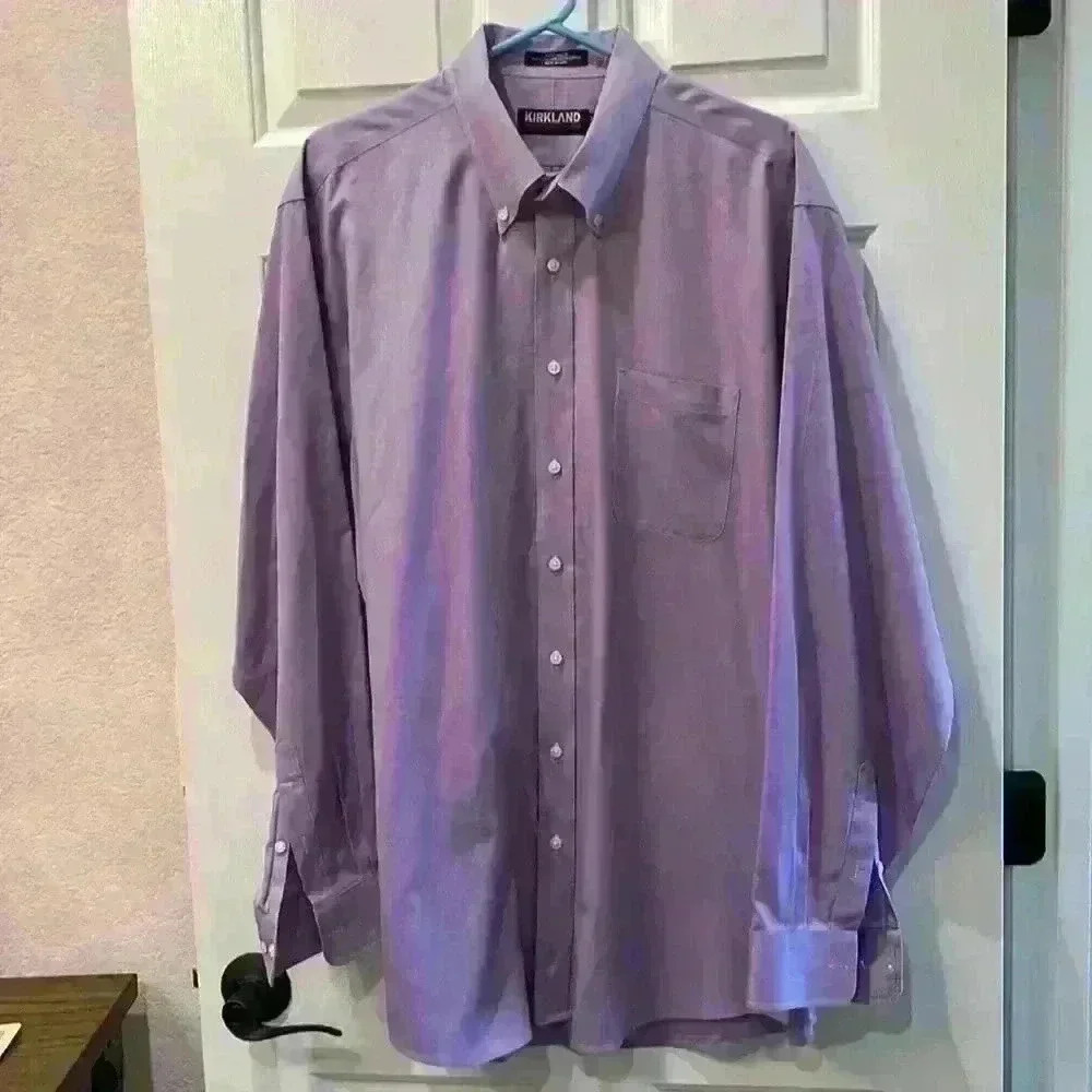 Kirkland Lavender Dress Shirt. Size 18-36